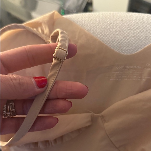 Commando Tan Lace-Trimmed Chemise - Picture 5 of 8